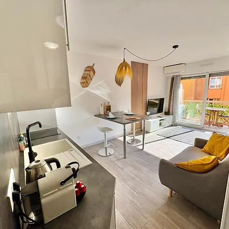 Apartament A 200m De Monaco, Moderne, Terrasse & Clim