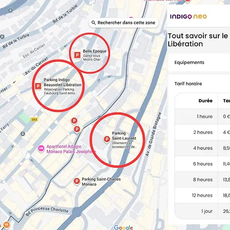 A 200m De Monaco, Moderne, Terrasse & Clim דירה *