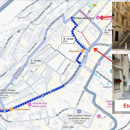 דירה A 200m De Monaco, Moderne, Terrasse & Clim