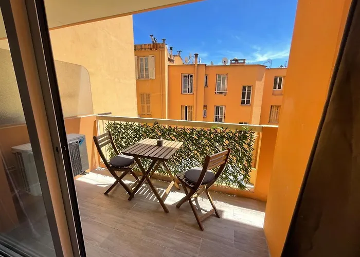 A 200m De Monaco, Moderne, Terrasse & Clim Apartment