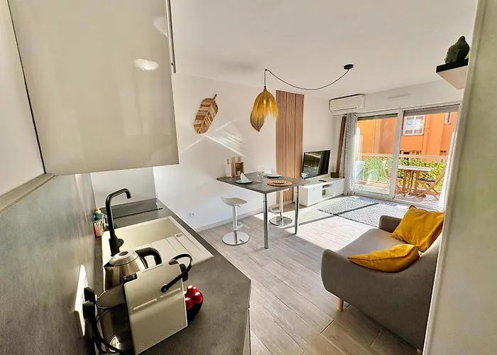 Apartment A 200m De Monaco, Moderne, Terrasse & Clim